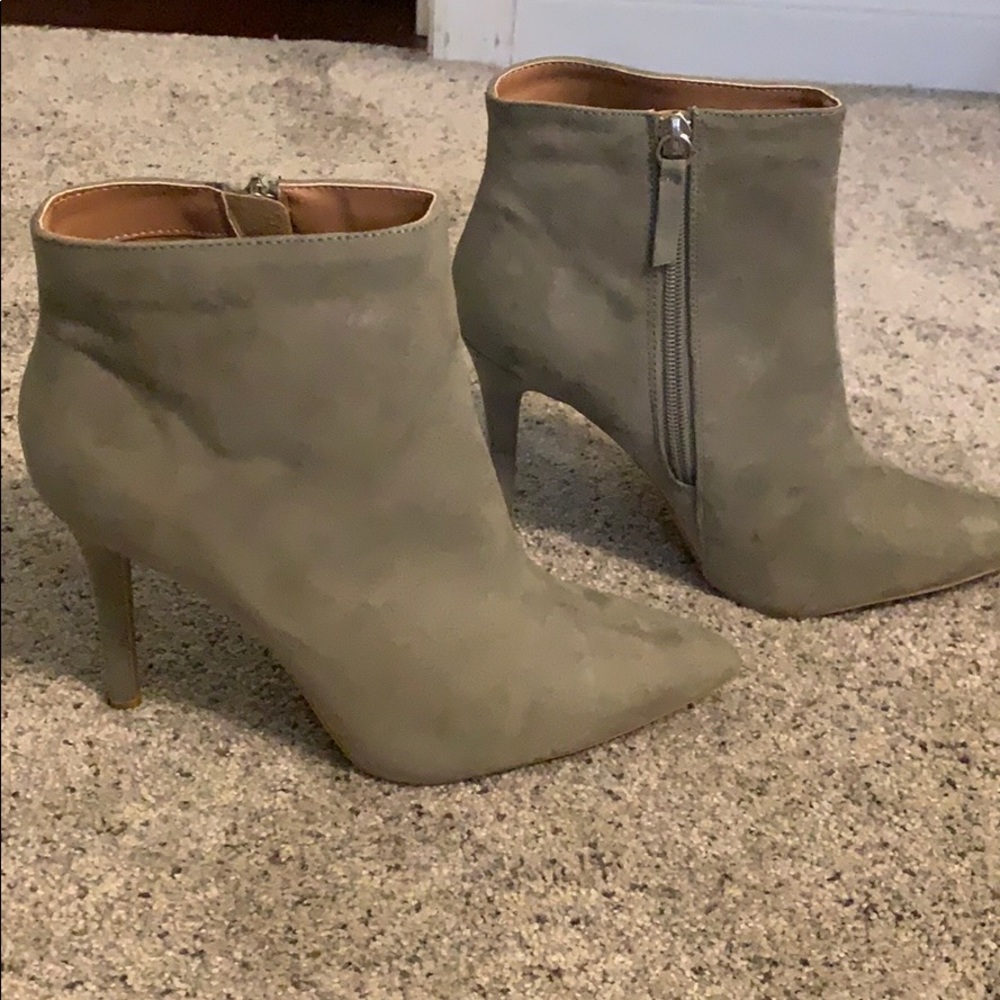 Green Qupid booties